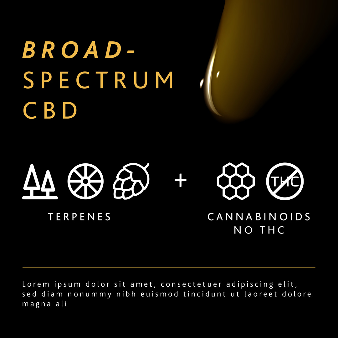 A social asset we designed showcasing insight into cannabinoids