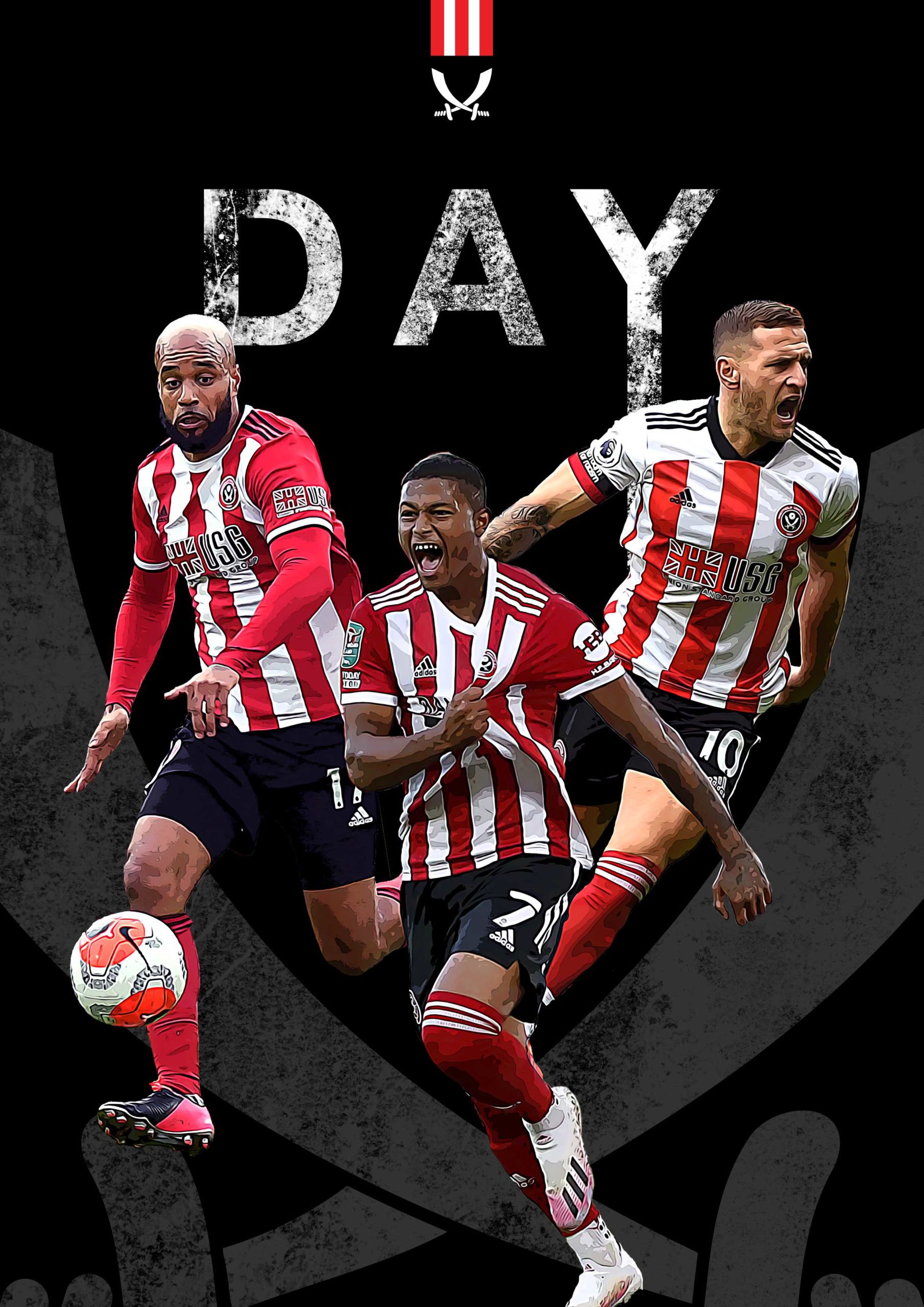 The flat design PWF Studio created for a Sheffield United Match Day