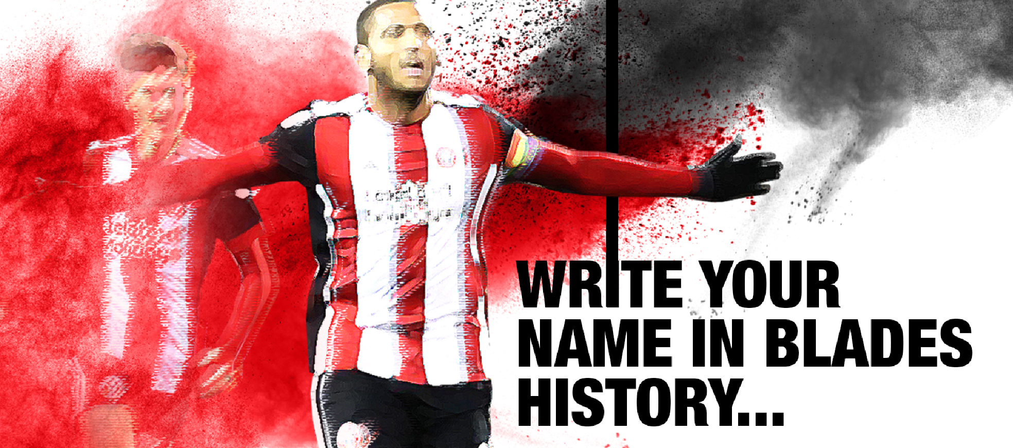 A flat design that PWF Studio created for Sheffield United. The graphic was used in the players tunnel at the stadium